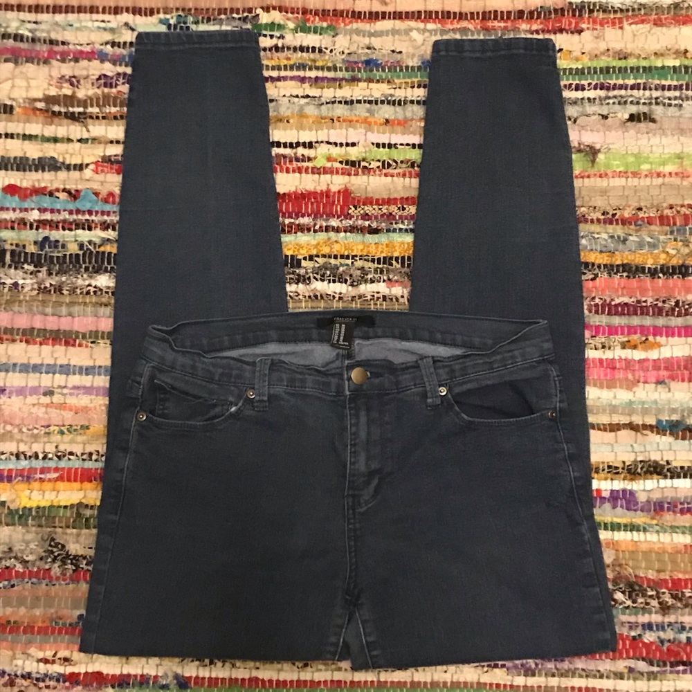 Forever 21 Women’s Skinny Dark Jeans